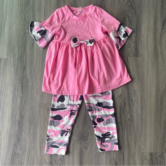 Toddler Girl Size 12-24 months Pink Floral NWOT Bundle Sets - Picture 2 of 11